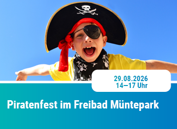 Piratenfest Im Freibad Müntepark am 29.08.2026